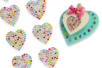 Rhinestone Hearts Stickers - 24 pcs - 1 - Sticker rhinestones - 10doigts.com - Sticker rhinestones – 10doigts.fr