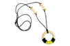 collar con anillo de madera - Abalorios Madera – 10doigts.fr