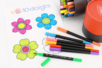 dibujo para colorear flores papel - Actividades manuales flores: creaciones en torno a la naturaleza y las estaciones – 10doigts.fr