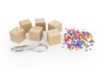 contenido del kit corazones abalorios de planchar - Kits fiesta de los padres – 10doigts.fr