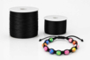 Black polyester rat tail cord - Rat Tail Cord - 10doigts.fr
