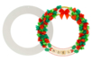 Corona adhesiva de cartón fuerte - Coronas de Navidad – 10doigts.fr