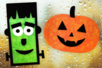 Decoraciones de ventanas para Halloween (attrape-soleil) - Pinceles brochas – 10doigts.fr