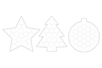 décorations playmais - Christmas Creative Kits for Children – 10doigts.fr
