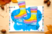 Rain Boots in a Puddle - 4 - Autumn Crafts - 10doigts.com - Autumn Crafts – 10doigts.fr