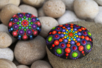 Dot Painting on Pebbles - 1 - Arts and Crafts Activities on the Theme of Nature for Children - 10doigts.com - Arts and Crafts Activities on the Theme of Nature for Children – 10doigts.fr
