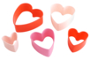 cortadores de corazón de plástico. - Cortadores creativos para niños – 10doigts.fr