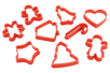 Plastic Christmas Cookie Cutters - 9 Pieces - 1 - Creative Cookie Cutters for Kids - 10doigts.com - Creative Cookie Cutters for Kids – 10doigts.fr