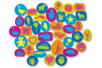 Maxi Foam Stamp Pack - 72 Assorted Patterns - 7 - Ink Pads and Paints - 10doigts.com - Ink Pads and Paints – 10doigts.fr