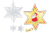 Transparent Plastic Stars - 10 Pieces - 1 - Transparent Plastic - 10doigts.com - Transparent Plastic – 10doigts.fr