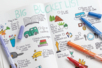 fine pens DIY journal - Fine Tip Markers – 10doigts.fr