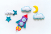 Light Felt, 20 x 30 cm - 24 sheets - 2 - Felt Sheets - 10doigts.com - Felt Sheets – 10doigts.fr