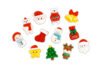Figuritas de Navidad de resina - 12 unidads - Pequeñas decoraciones de Navidad – 10doigts.fr