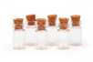 Frascos de vidrio 2,5 x 1cm - 6 frascos - Soportes de Vidrio – 10doigts.fr