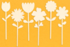 FLORES DE MADERA  - Siluetas de madera – 10doigts.fr