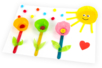 Flores en caissettes - Accesorios en papel – 10doigts.fr