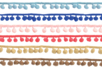 Pom Pom Ribbons - Choose Your Colors - 2 - Ribbons and Bias - 10doigts.com - Ribbons and Bias – 10doigts.fr
