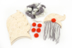 Gnome Hanging Kit - 6 Pieces - 2 - Christmas Wooden Objects - 10doigts.com - Christmas Wooden Objects – 10doigts.fr