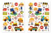 Construction Stickers - 63 pcs - 2 - Transport and Profession Stickers - 10doigts.com - Transport and Profession Stickers – 10doigts.fr