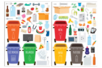 Stickers "Waste Sorting - 84 pcs - 2 - Creative Sticker Kits - 10doigts.com - Creative Sticker Kits – 10doigts.fr