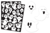 Ghost Stickers - 56 pcs - 1 - Halloween Stickers - 10doigts.com - Halloween Stickers – 10doigts.fr