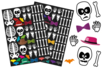 Gomets Halloween Esqueleto - Gomets Halloween – 10doigts.fr