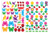 Gomets de primavera - 1 set (6 planchas) - Gomets estaciones – 10doigts.fr