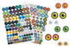Monster Eye Stickers - 212 pcs - 1 - Eye and Face Stickers - 10doigts.com - Eye and Face Stickers – 10doigts.fr