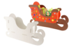 Large White Cardboard Sleigh - 1 - Christmas Supports - 10doigts.com - Christmas Supports – 10doigts.fr