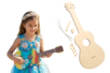 Decorative Wooden Guitar with Elastic - 1 - Wooden Games and Toys - 10doigts.com - Wooden Games and Toys – 10doigts.fr