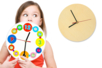 reloj de madera redondo con mecanismo - Relojes para fabricar – 10doigts.fr