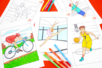 Olympic Games Coloring Book - 1 - Drawing Crafts: Tutorials Suitable from a Young Age - 10doigts.com - Drawing Crafts: Tutorials Suitable from a Young Age – 10doigts.fr
