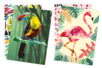 Kit 2 tableaux gommettes au numéro : Toucan et Flamant rose - Kits creativos gomets – 10doigts.fr