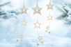 Kit de ensamblaje: guirnalda para colgar estrellas y corazones de madera y espejo - Guirnaldas y colgantes de Navidad – 10doigts.fr
