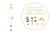Sun Catcher Kit - 3 Assorted Suspensions - 4 - Dreamcatcher Kits - 10doigts.com - Dreamcatcher Kits – 10doigts.fr