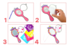 Princess Mirror Card Kit - 4 Pieces - 3 - Mother's Day Cards - 10doigts.com - Mother's Day Cards – 10doigts.fr