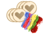Embroidered Hearts Kit - 6 Pieces - 3 - Sewing Kits - 10doigts.com - Sewing Kits – 10doigts.fr