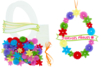 Flowered Easter Egg Suspension Kit - 6 pcs - 2 - Easter Wreaths - 10doigts.com - Easter Wreaths – 10doigts.fr