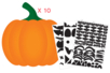 Large Pumpkins + Stickers - 10 Pieces - 3 - Halloween Craft Kits - 10doigts.com - Halloween Craft Kits – 10doigts.fr