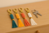 kit creativo llavero macramé - 6 unidads - Llaveros – 10doigts.fr