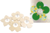 Kit atrapasol de madera - 4 unidads - Suspensiones decorativas de madera – 10doigts.fr
