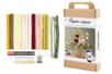 Kit flores de papel crepé - Ramo de otoño - Flores de papel crepé para manualidades: crea ramos duraderos – 10doigts.fr