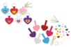Llavero corazón - Kits Mercería – 10doigts.fr