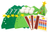 Kit de árboles luminosos + velas y gomets - Portavelas de Navidad – 10doigts.fr