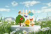 Easter Scene Kit to Assemble - 4 Pieces - 3 - Easter Craft Kits - 10doigts.com - Easter Craft Kits – 10doigts.fr