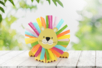 Kits de leones con melena multicolor - 6 leones - Kits de naturaleza y fauna: construye tu mini selva en casa. – 10doigts.fr