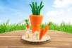 Styrofoam Carrots - 6 Pieces - 3 - Easter Decorative Accessories - 10doigts.com - Easter Decorative Accessories – 10doigts.fr