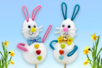 Conejitos de Pascua divertidos - Limpiapipas – 10doigts.fr