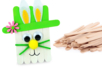 conejo pascual palitos madera actividad niños - Actividades manuales DIY Pascua – 10doigts.fr