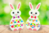 Easter Bunny Kit + Stickers - 2 pcs - 2 - Easter Craft Kits - 10doigts.com - Easter Craft Kits – 10doigts.fr